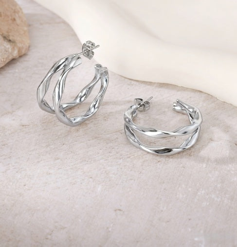 Boucles d’oreilles Elowen Twist