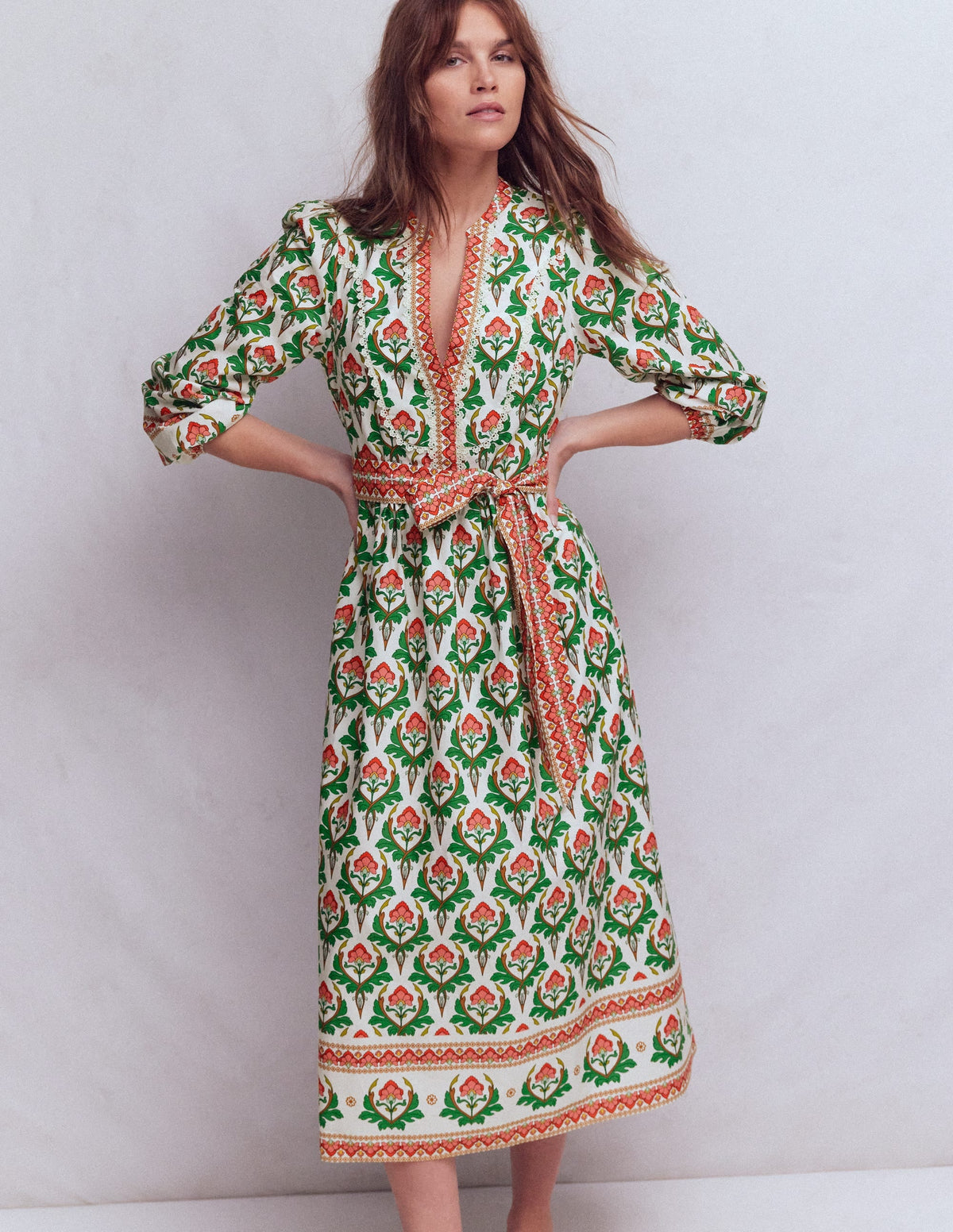 Robe Midi Cary en Coton