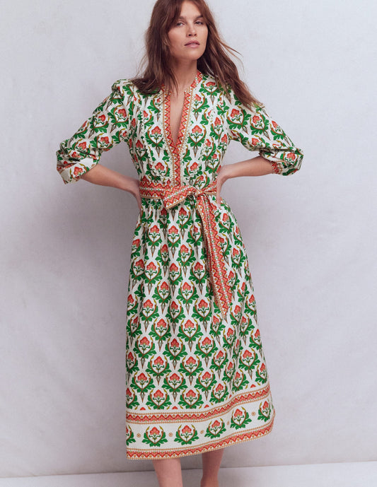 Robe Midi Cary en Coton