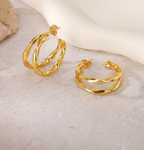 Boucles d’oreilles Elowen Twist