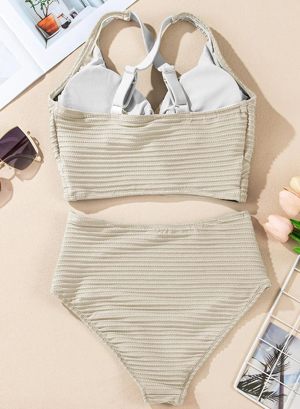 Isla Sculpt™ – Bikini Taille Haute Effet Sculptant