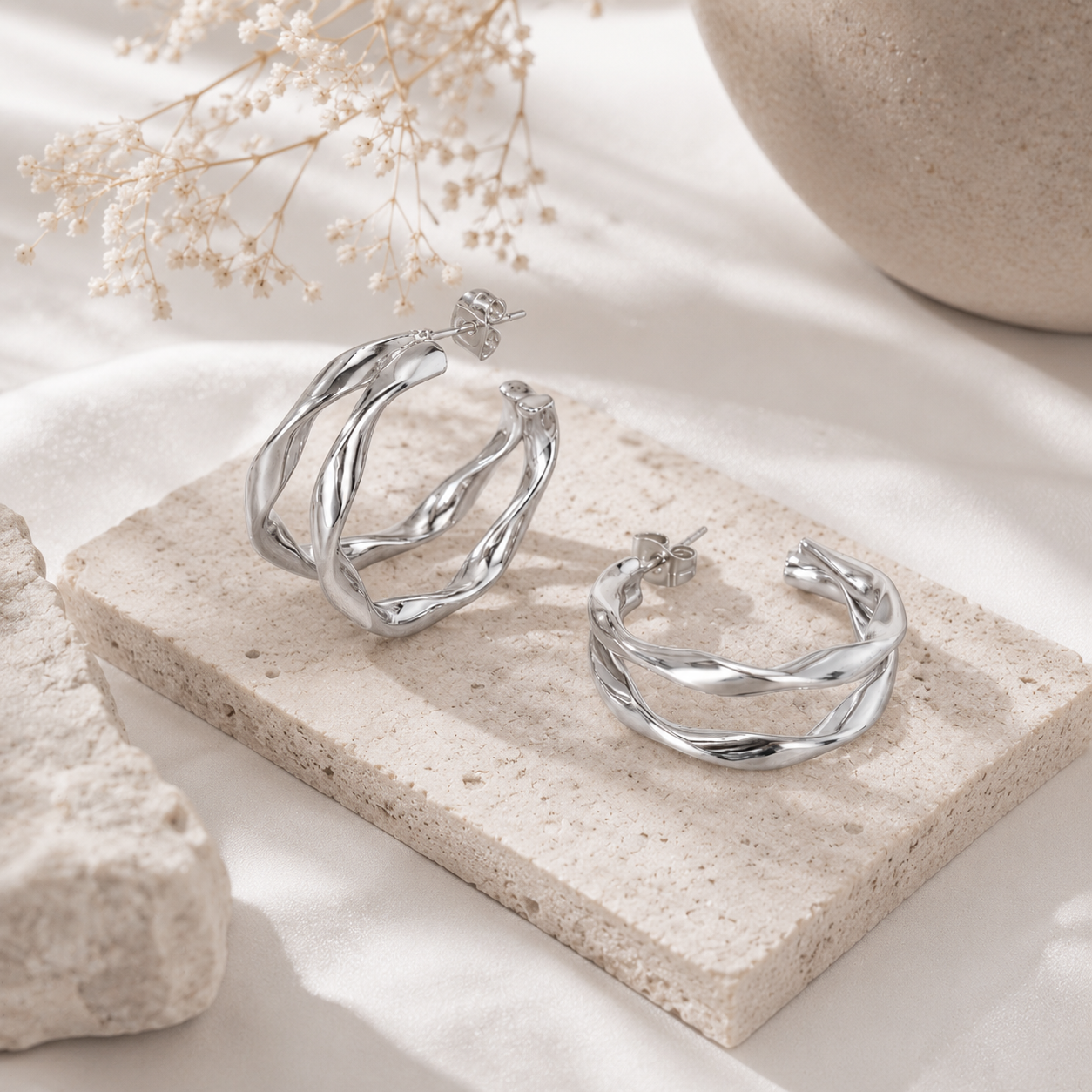 Boucles d’oreilles Elowen Twist