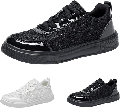 Elena™ | Baskets Élégantes en Dentelle Fleurie