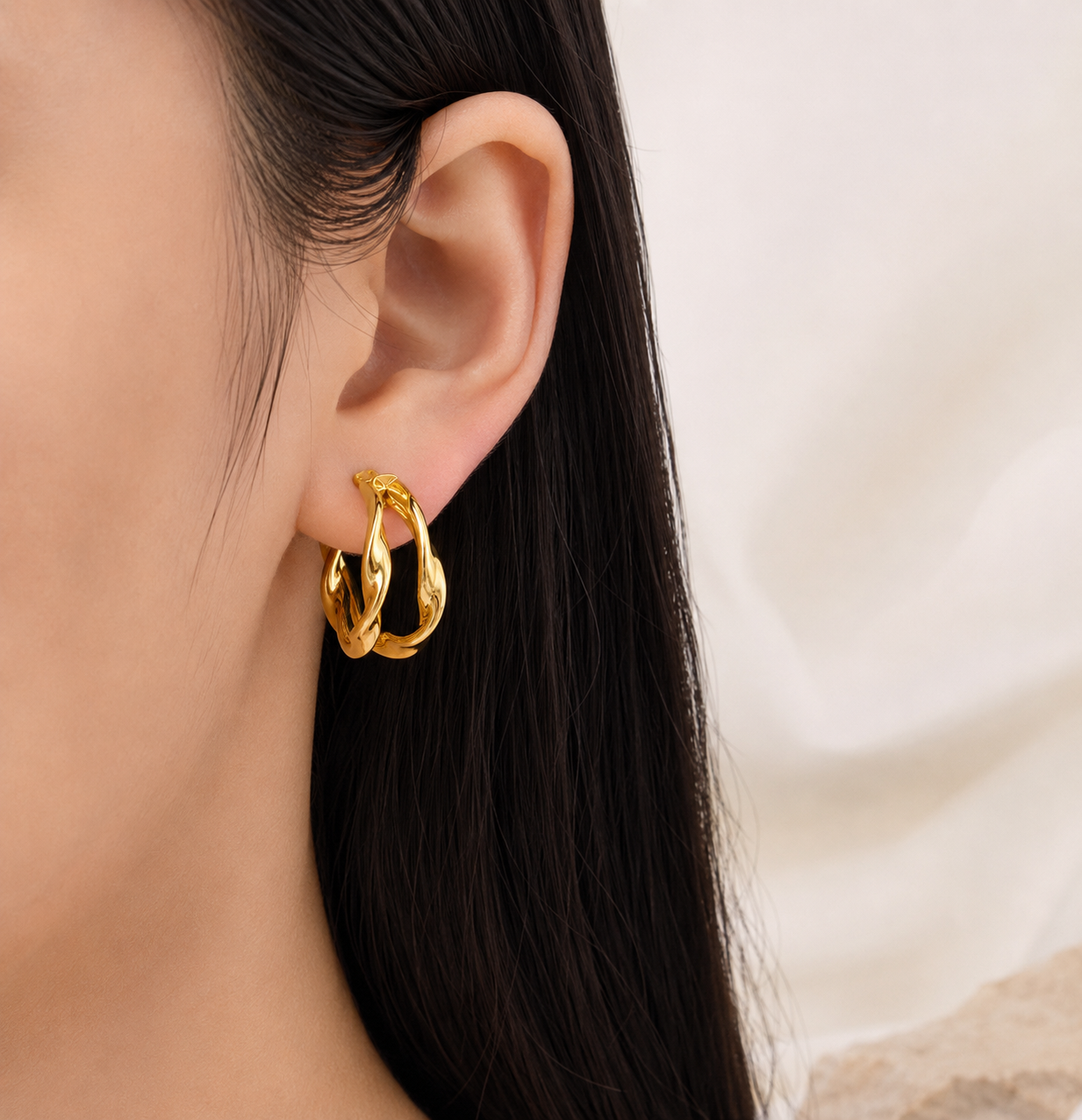 Boucles d’oreilles Elowen Twist