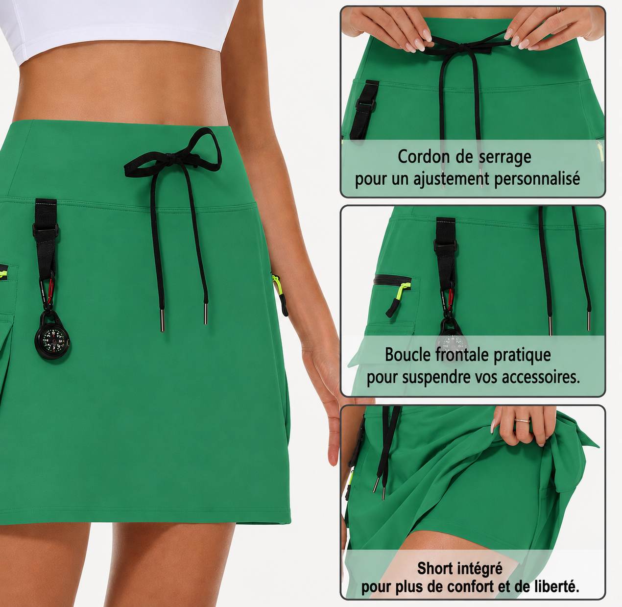 Camille | Jupe-Short Active