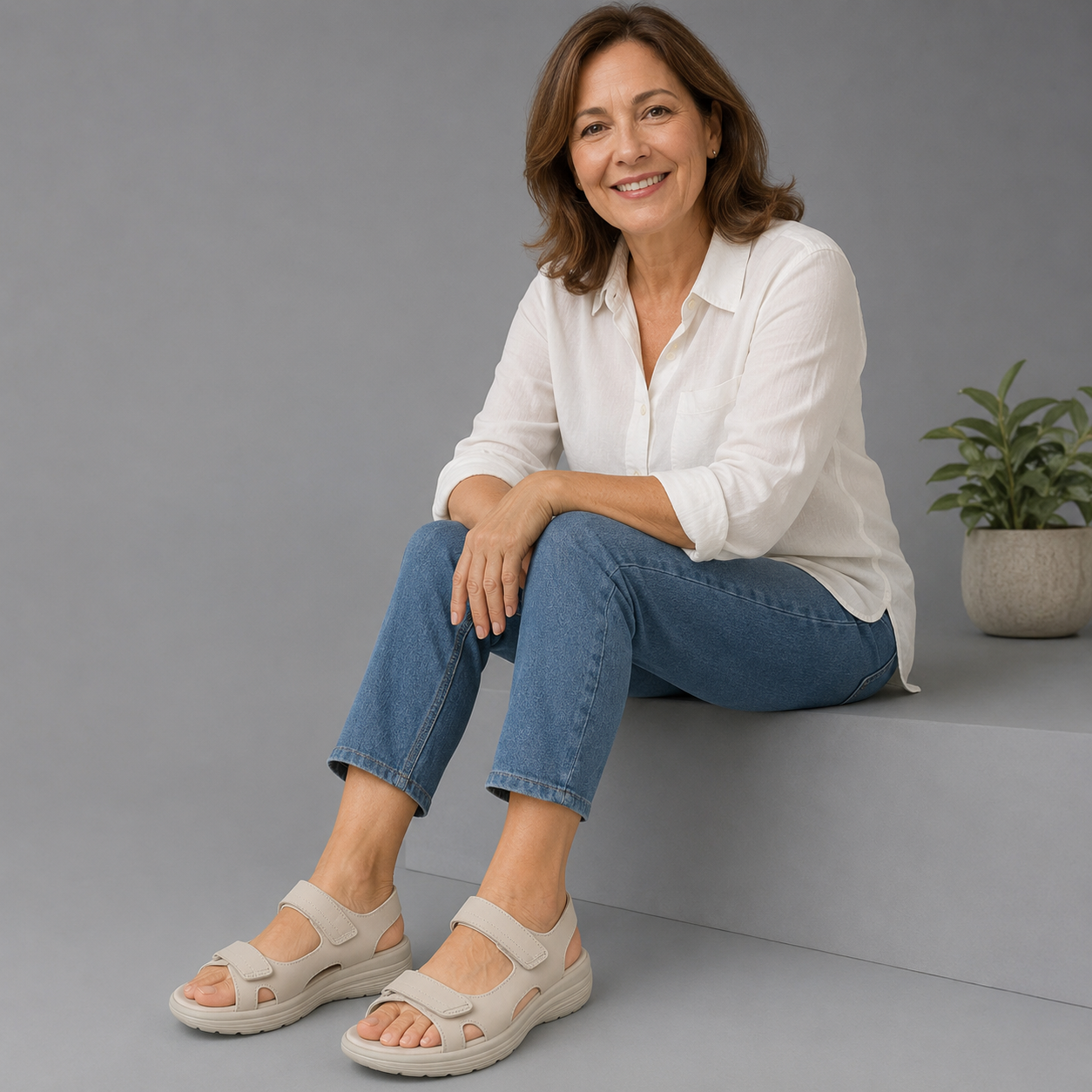 Nyra™ | Sandales Orthopédiques Avec Semelle Antidérapante